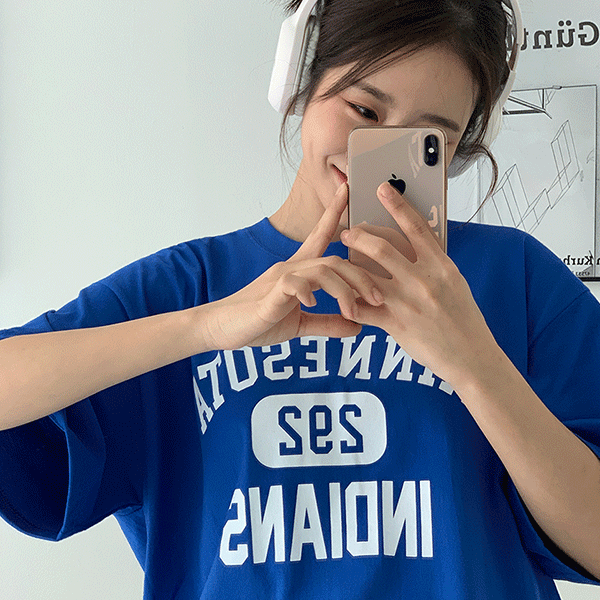 [무료배송]라바 미네소타 박시핏 반팔 티셔츠 - t(남녀공용)
