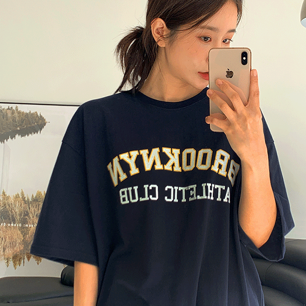 [무료배송]브룩 박시핏 반팔 티셔츠 - t(남녀공용)